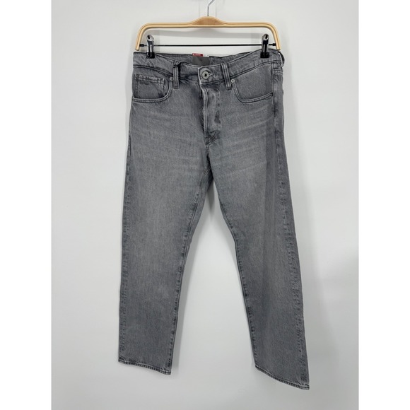 NWT G-Star Raw Denim Jeans Men's 31X30 Sterling Gray Faded Limestone Button Fly